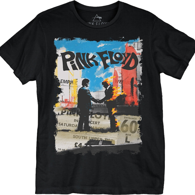Black Empire Pool Concert Ticket Pink Floyd T-Shirt