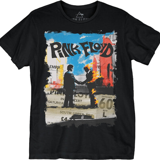 Black Empire Pool Concert Ticket Pink Floyd T-Shirt