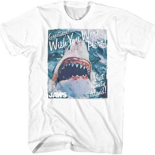 Wish You Were Here Jaws T-Shirt