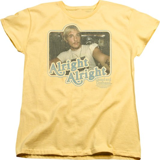 Womens Alright Alright Dazed and Confused Shirt