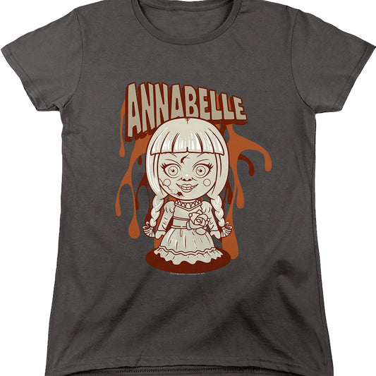 Womens Animated Annabelle Conjuring Shirt