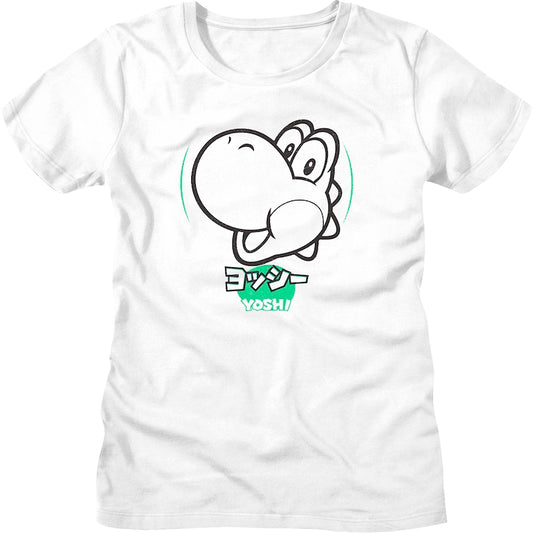 Womens apanese Yoshi Super Mario Bros. Nintendo Shirt