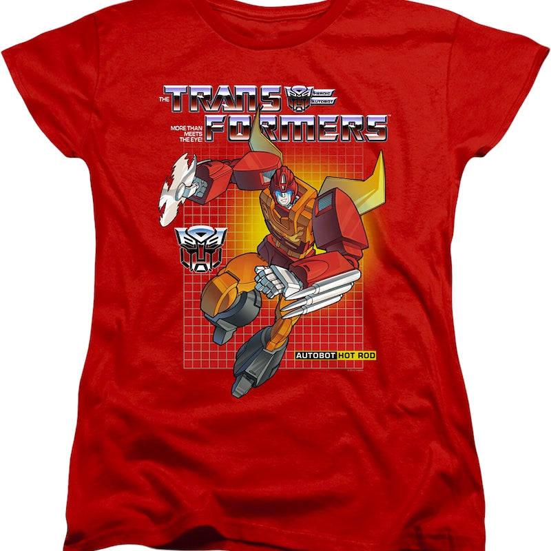 Womens Autobot Hot Rod Transformers Shirt