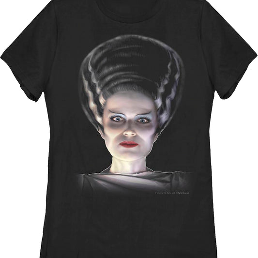 Womens Brought To Life Bride Of Frankenstein Shirt