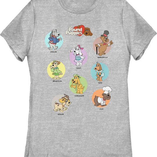 Womens Characters Pound Puppies Shirt