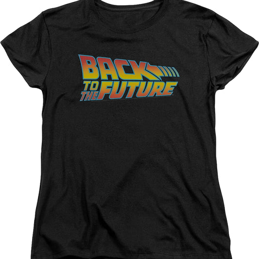 Womens Classic Logo Back To The Future Shirt