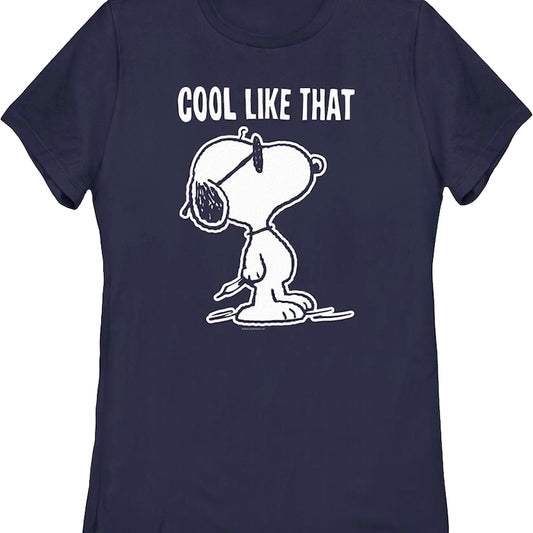 Womens Cool Like That Peanuts Shirt