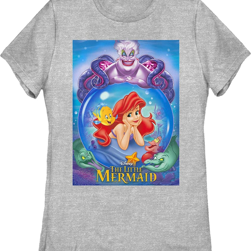Womens Crystal Ball Poster Little Mermaid Shirt