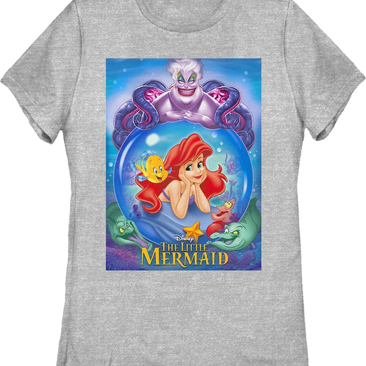 Womens Crystal Ball Poster Little Mermaid Shirt