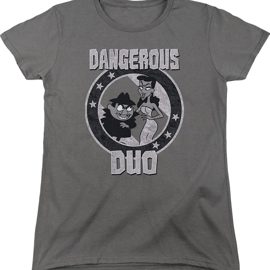 Womens Dangerous Duo Rocky and Bullwinkle Shirt