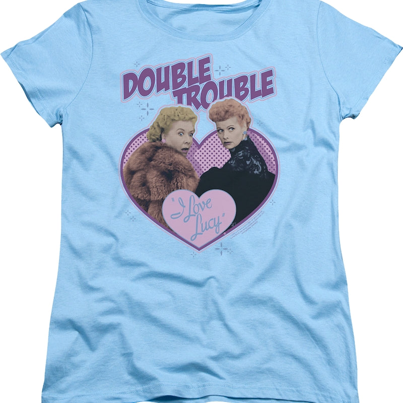 Womens Double Trouble I Love Lucy Shirt