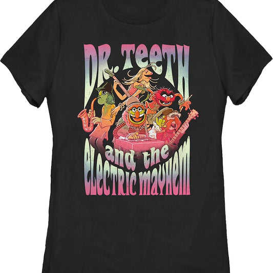 Womens Dr. Teeth and The Electric Mayhem Muppets Shirt