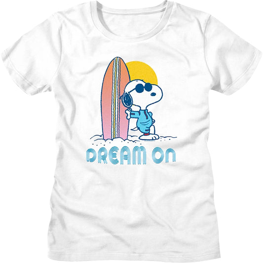 Womens Dream On Peanuts Shirt