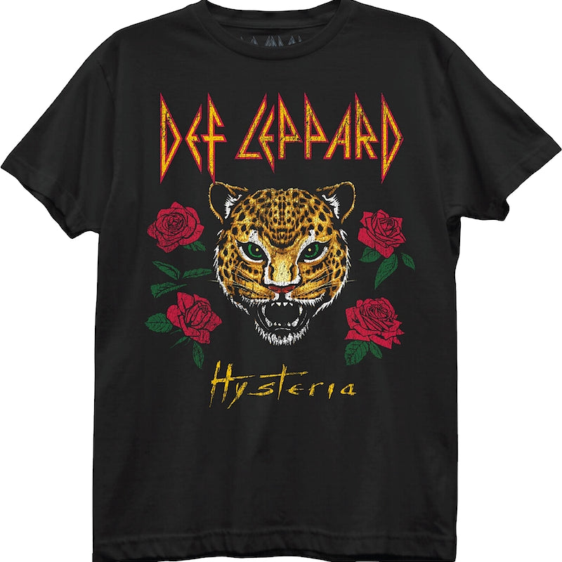 Womens Floral Hysteria Def Leppard Shirt