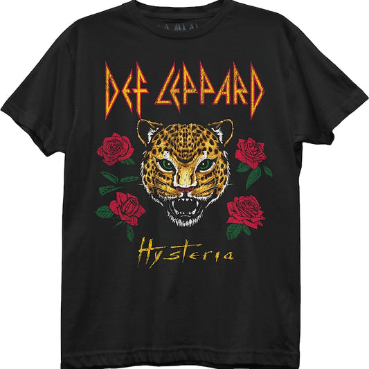 Womens Floral Hysteria Def Leppard Shirt