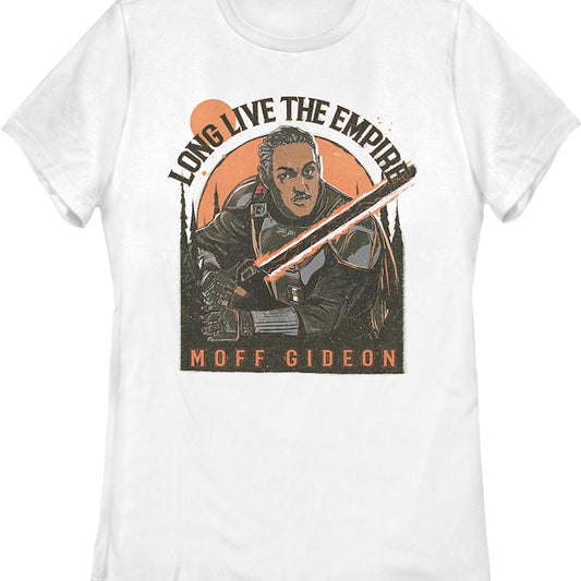 Womens Gideon Long Live The Empire Mandalorian Star Wars Shirt