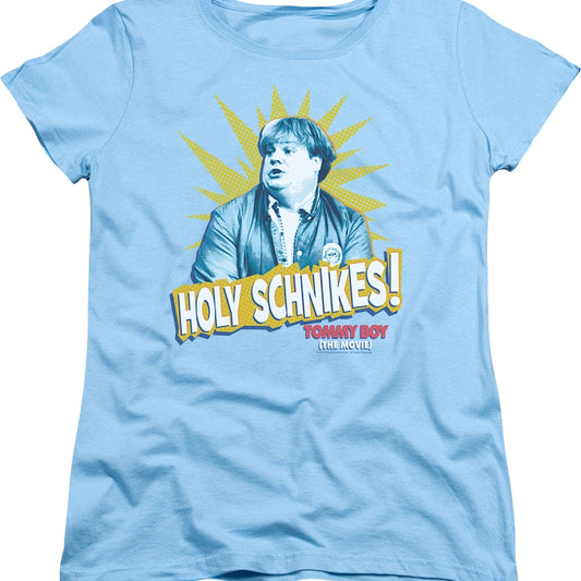 Womens Holy Schnikes Tommy Boy Shirt