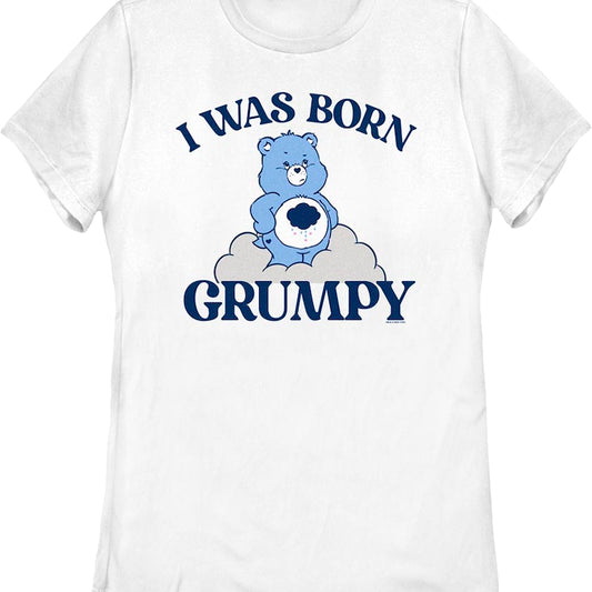 Womens I Was Born Grumpy Care Bears Shirt