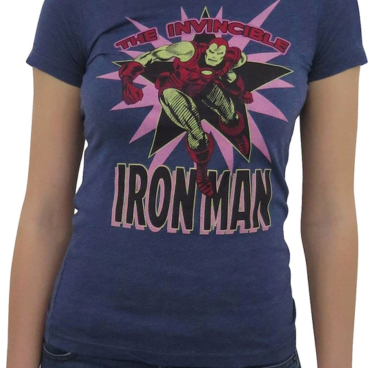 Womens Invincible Iron Man Marvel Comics Shirt