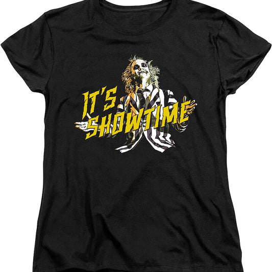 Womens It's Showtime Beetlejuice Shirt
