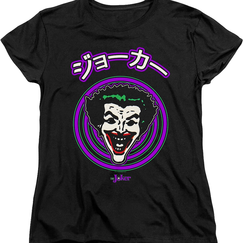 Womens Japanese Joker DC Comics Shirt