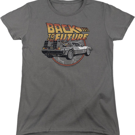 Womens Lightning Bolts Back To The Future Shirt
