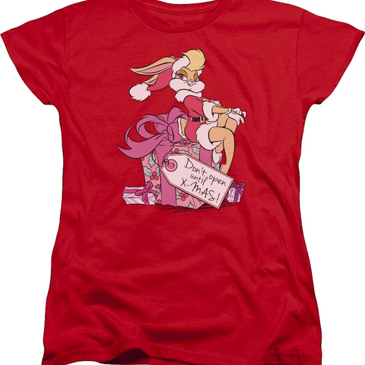 Womens Lola Bunny Christmas Gift Looney Tunes Shirt