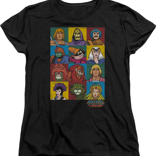 Womens Masters Of The Universe Characters Shirt