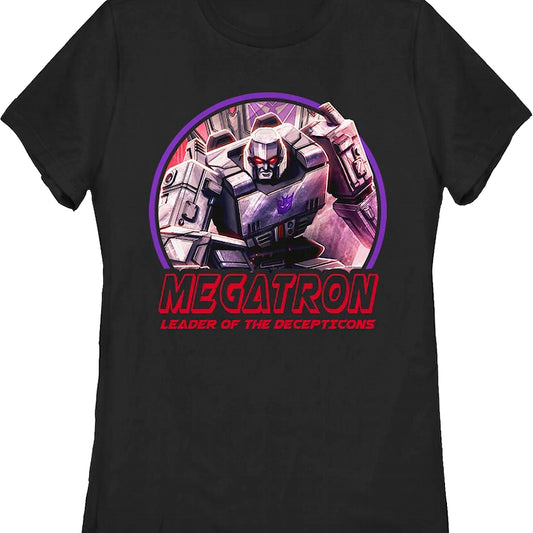 Womens Megatron Leader Of The Decepticons Transformers Shirt