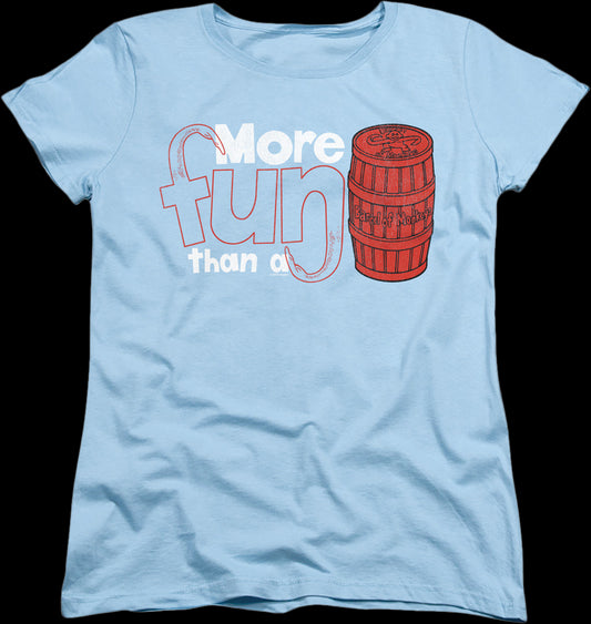 Womens More Fun Than A Barrel Of Monkeys Shirt