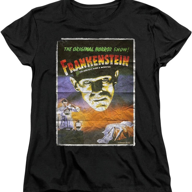 Womens Movie Poster Frankenstein Shirt