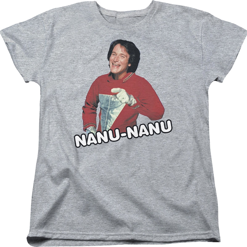 Womens Nanu Nanu Mork and Mindy Shirt