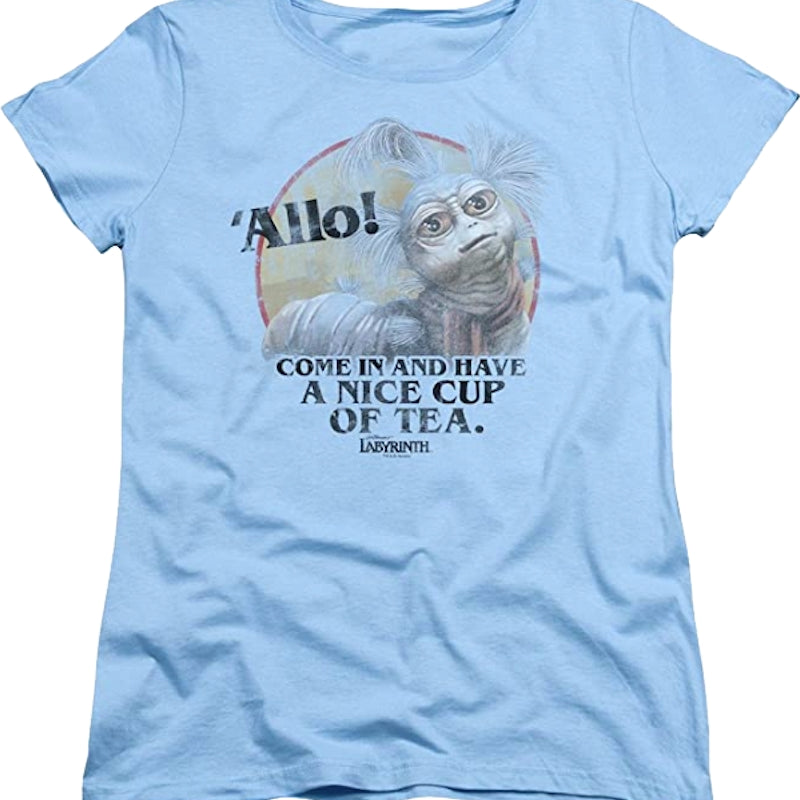 Womens Nice Cup of Tea Labyrinth Shirt