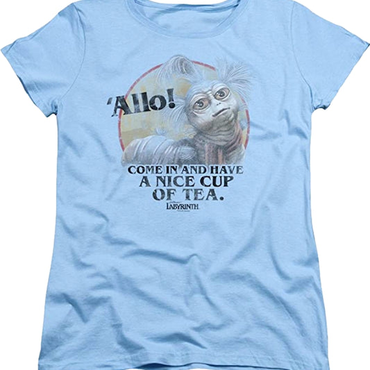 Womens Nice Cup of Tea Labyrinth Shirt