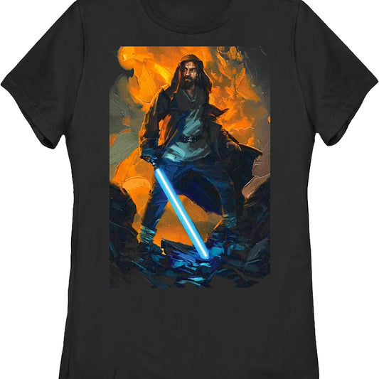Womens Obi-Wan Kenobi Painting Star Wars Shirt