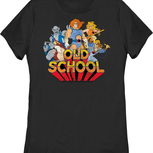 Womens Black Old School ThunderCats Shirt