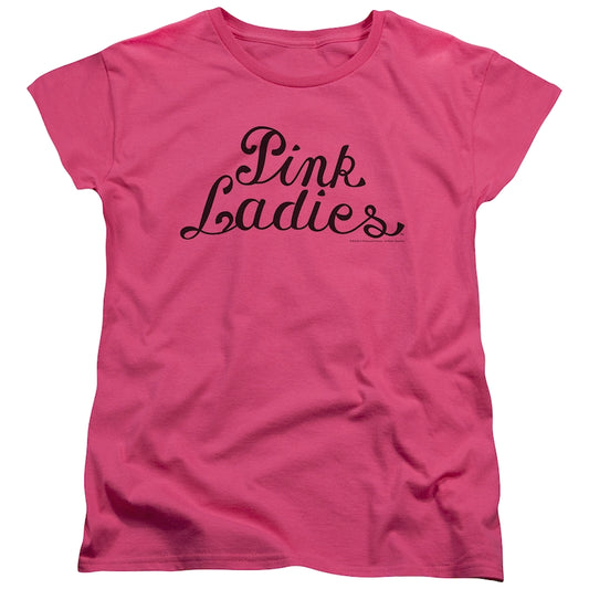 Womens Pink Ladies Logo Grease Shirt