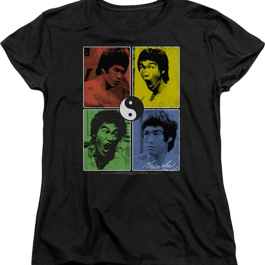 Womens Pop Art Bruce Lee Shirt