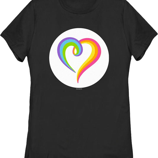 Womens Rainbow Heart Care Bears Shirt