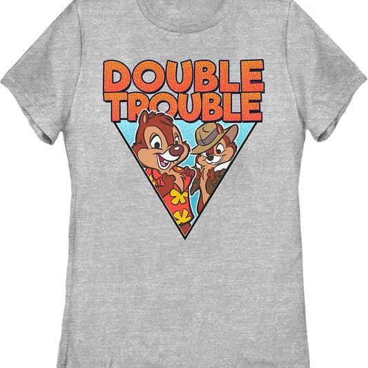 Womens Retro Double Trouble Chip 'n Dale Rescue Rangers Shirt