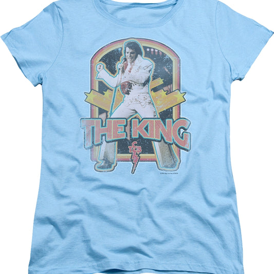 Womens Retro The King Elvis Presley Shirt