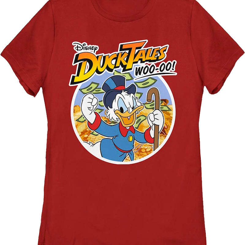 Womens Scrooge McDuck Money Vault DuckTales Shirt