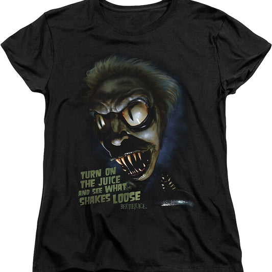 Womens See What Shakes Loose Beetlejuice Shirt