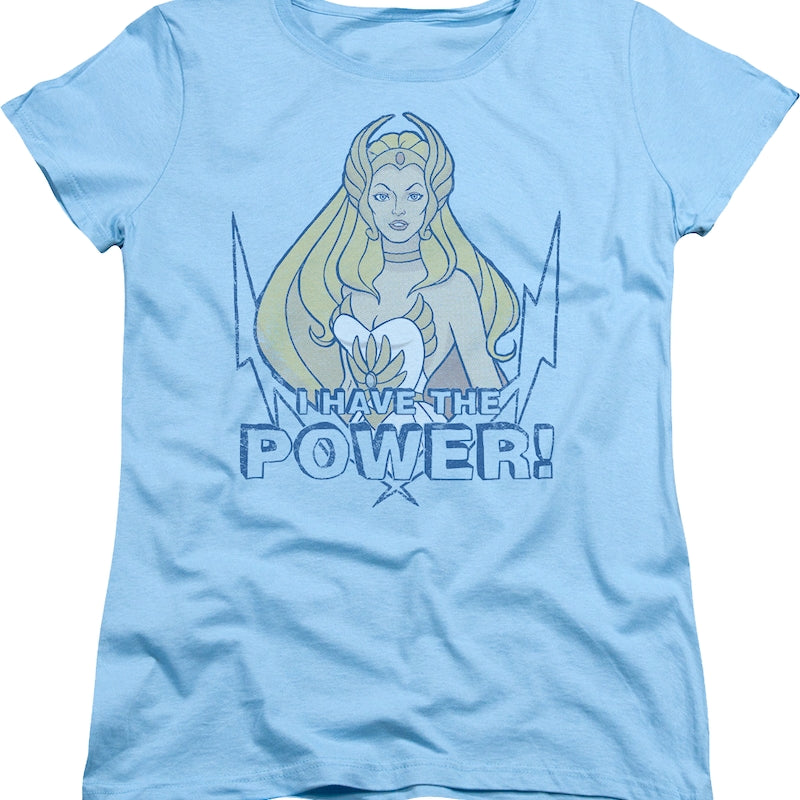 Womens She-Ra I Have the Power Masters of the Universe Shirt