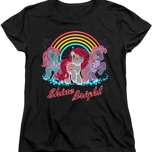 Womens Shine Bright My Little Pony Shirt