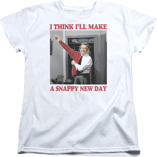 Womens Snappy Day Mr. Rogers Shirt