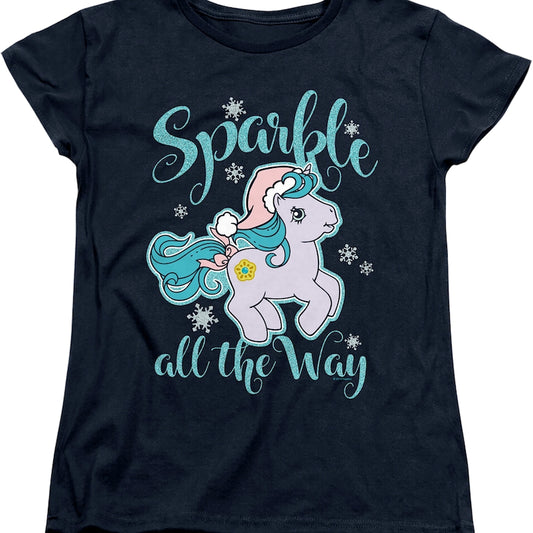 Womens Sparkle All The Way My Little Pony Shirt