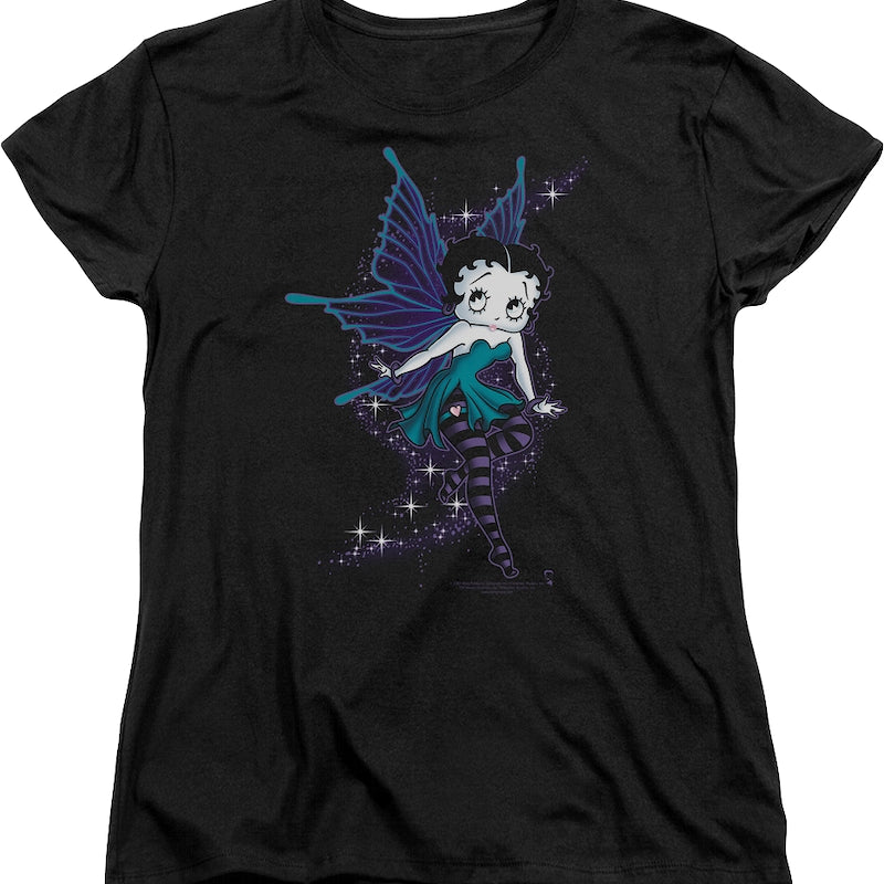 Womens Sparkling Fairy Betty Boop Shirt