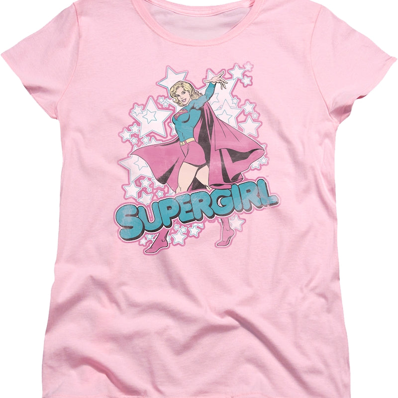 Womens Strike A Pose Supergirl Shirt