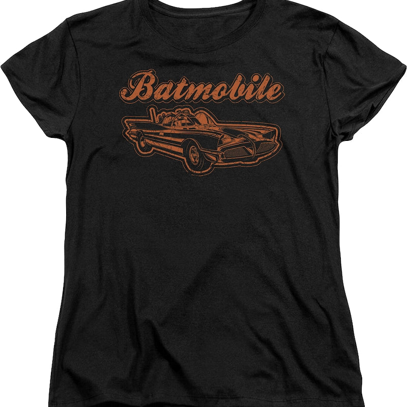 Womens The Batmobile DC Comics Shirt